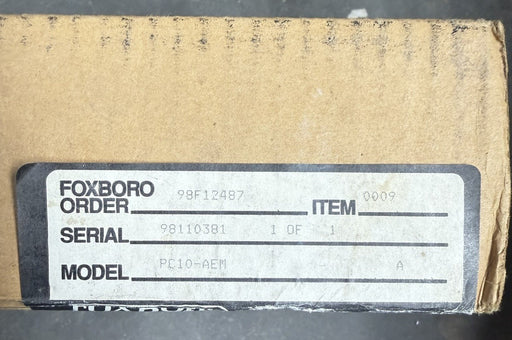 NEW FOXBORO PC10-AEM PC10 INTELLIGENT TRANSMITTER CONFIGURATOR NIB D0157YE