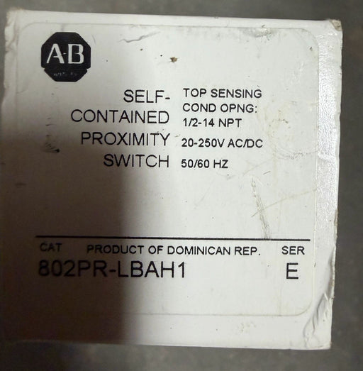 NEW ALLEN BRADLEY 802PR-LBAH1 /E Proximity Switch  AC/DC