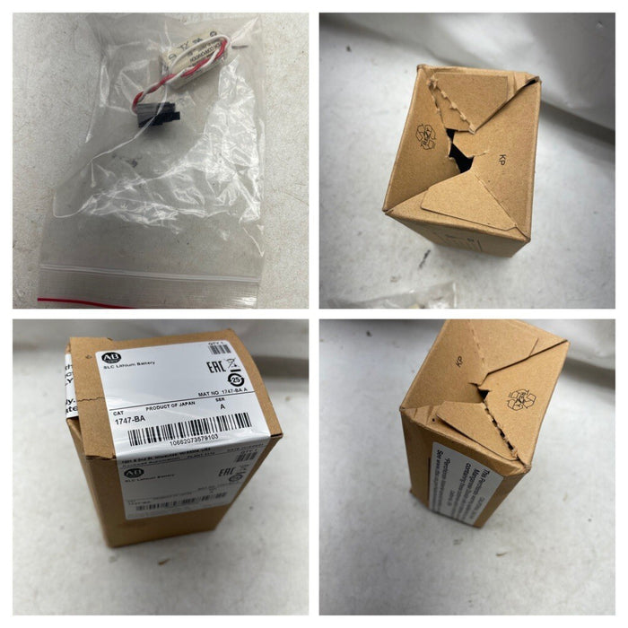 NEW 2019 1747-BA SLC LITHIUM BATTERY ALLEN BRADLEY PLC BACKUP BATTERY