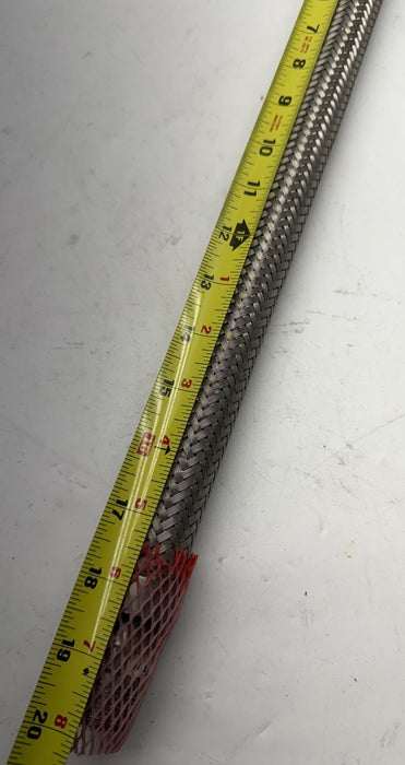 Stainless Steel Flexible Hose 1” MNPT Both Ends  Coregated Inside (no rubber)
