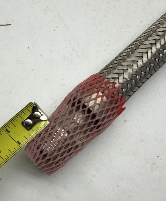 Stainless Steel Flexible Hose 1” MNPT Both Ends  Coregated Inside (no rubber)