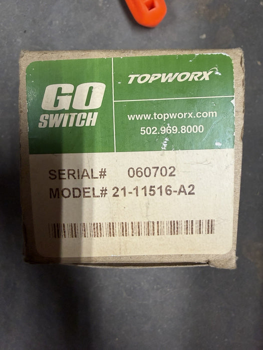 BLACK FINISH TOPWORX 21-11516-A2   MAGNETIC PROXIMITY SENSOR  LIMIT SWITCH NIB