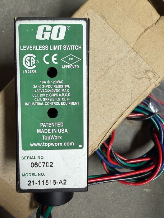 BLACK FINISH TOPWORX 21-11516-A2   MAGNETIC PROXIMITY SENSOR  LIMIT SWITCH NIB