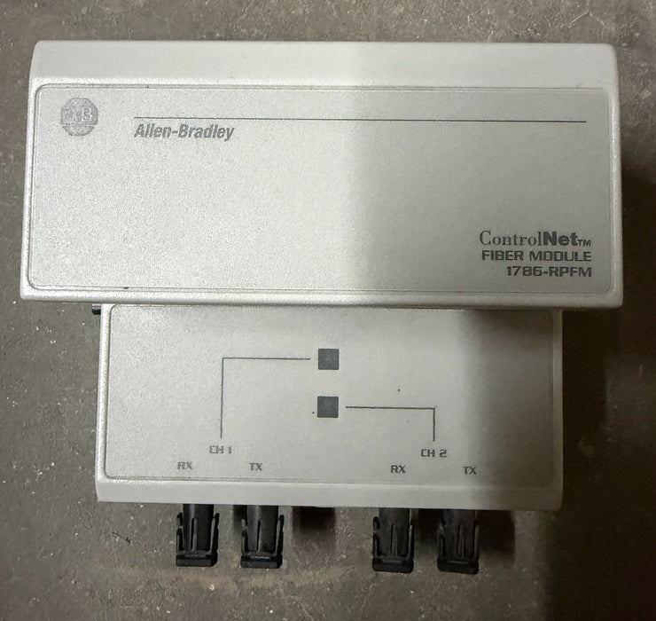 ALLEN BRADLEY 1786-RPFM CONTROLNET FIBER MODULE 1786-RPFM/A
