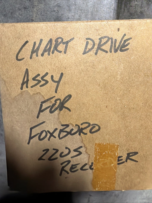 Foxboro 3/4 Speed 24V/60Hz Chart Drive Assembly 4  Foxboro 2205 Recorder G0108KX