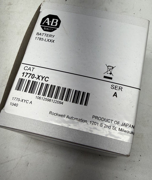 NEW 2025 1770-XYC 1785-LXX PLC-5  BATTERY ALLEN BRADLEY PLC BACKUP BATTERY