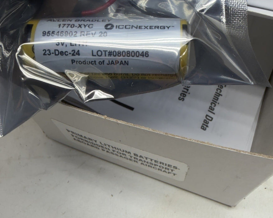 NEW 2025 1770-XYC 1785-LXX PLC-5  BATTERY ALLEN BRADLEY PLC BACKUP BATTERY