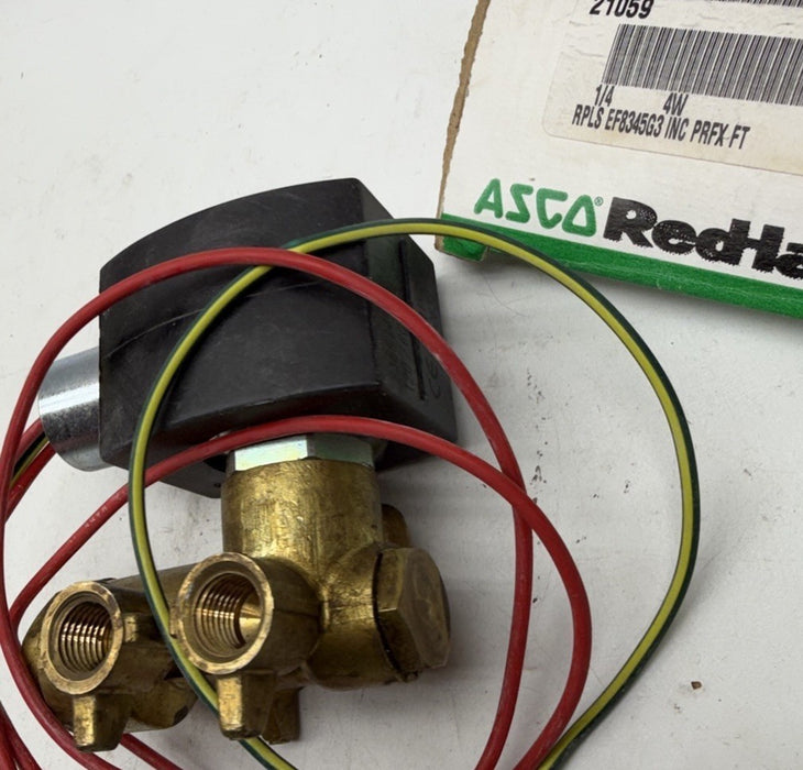 ASCO EF8345H3 RedHat Explosion-Proof Solenoid Valve 24VDC 1/4” NPT