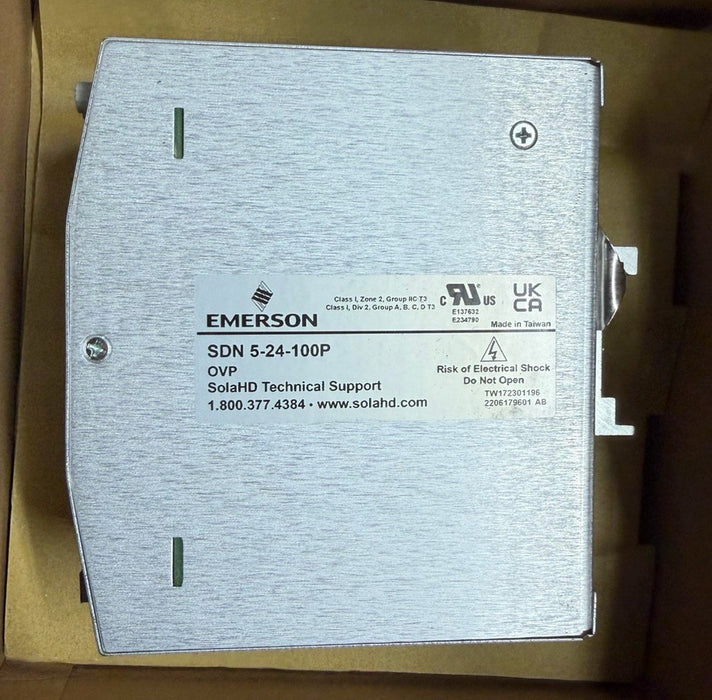 EMERSON SDN-5-24-100P / SDN524100P SOLAHD 24VDC POWER SUPPLY