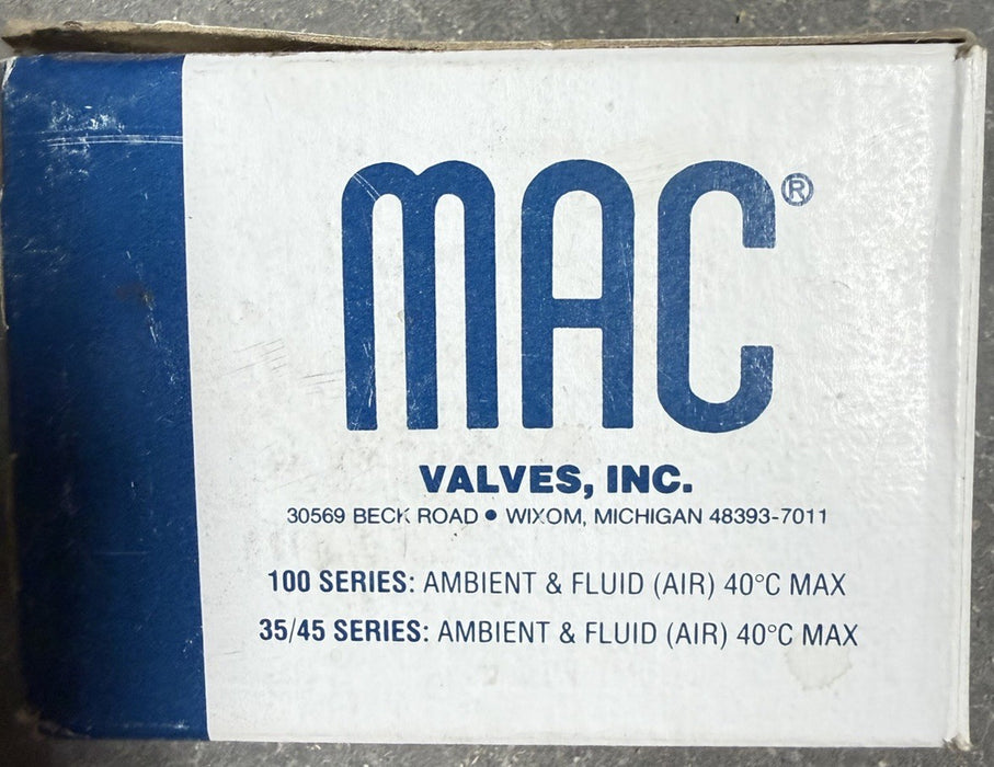 MAC VALVES INC 166B-611JM / 166B611JM (BRAND NEW) nib