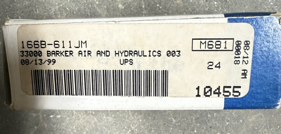MAC VALVES INC 166B-611JM / 166B611JM (BRAND NEW) nib