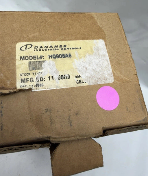 DANAHER/EAGLE  MODEL HQ906A6 STOCK TIMER NEW IN BOX 5 Minute Timer Moror Timer