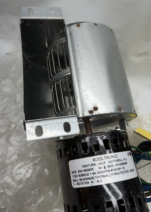 NEW KOOLTRONIC BLOWER ASSY 8009-00-38  M652850 MOTOR MODEL JB1N005 pn 100261-13