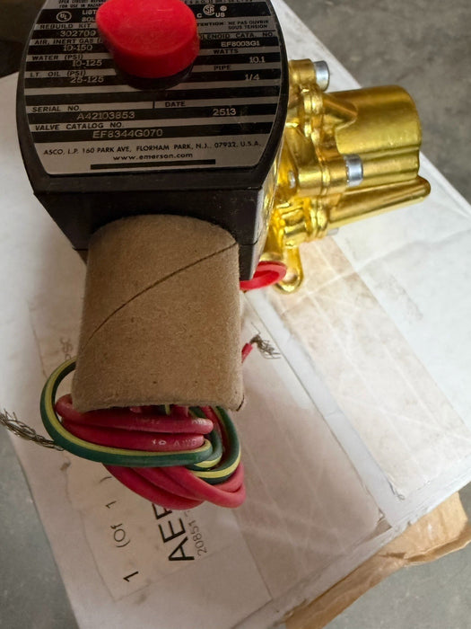 ASCO EF8344G070 Solenoid Valve, Brand New ORIG. BOX/PPW NEW USA
