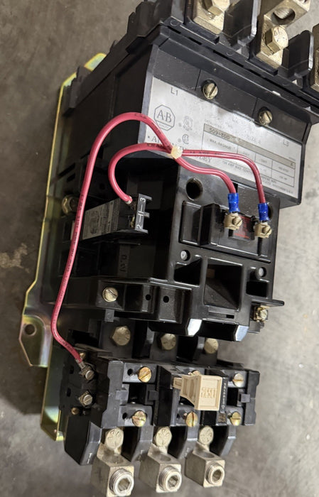 ALLEN BRADLEY 509-EOD Nema Size 4 Starter Contactor Overload Block Auxillary