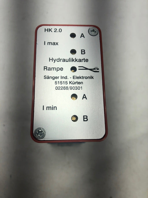 NEW HYDRAULIKKARTE HK2.0 HK 2.0-1,6A-2-10-W-O HYDRAULIC RAMP SERVO
