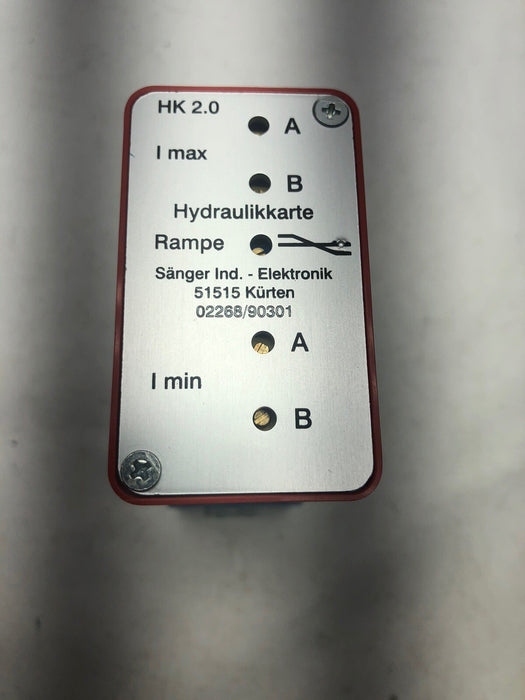 NEW HYDRAULIKKARTE HK2.0 HK 2.0-1,6A-2-10-W-O HYDRAULIC RAMP SERVO