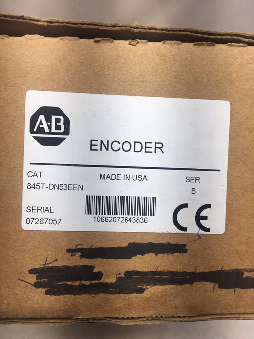 ALLEN-BRADLEY 845T-DN53EEN INCREMENTAL ENCODER 3000 PPR 24VDC GREAT SHAPE