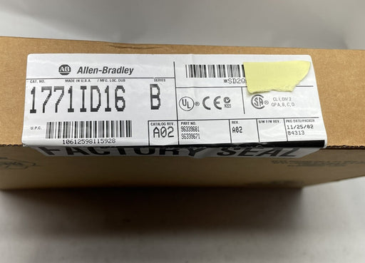 New SEALED  Allen-Bradley 1771-ID16 Isolated 120V Digital Input Module PLC-5