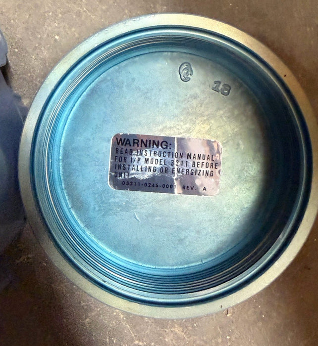 Rosemount 3311DS1J1B2E5 Current to Pressure Transducer 4-20ma 3-15 PSI i2p i/p
