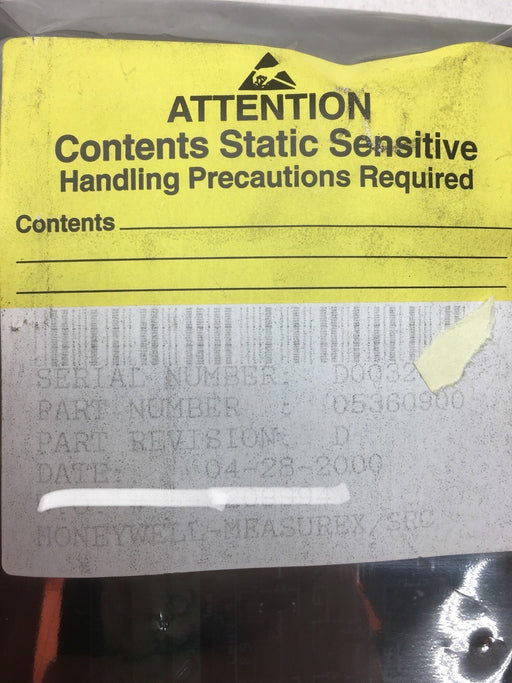 NEW SEALED Honeywell MeasureX PN 05360900 REV D HLAIP Termination PC Board PCB