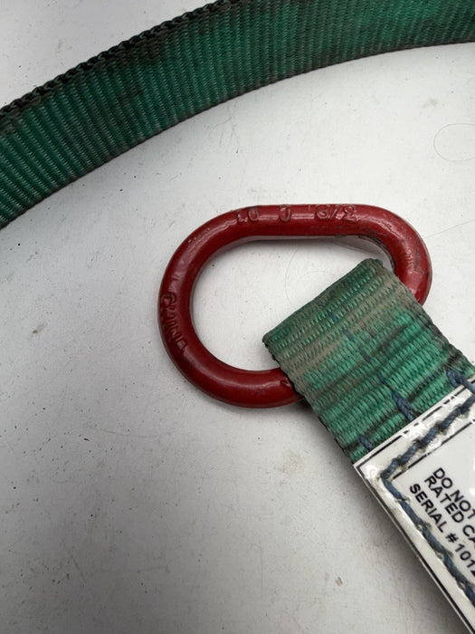 Liftex Lift Belt 62019 Web Length 2" x 57" Polyester 3/8" Hook 300-600 Lbs