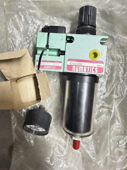 NUMATICS WITH GAUGE  VK20-03 / P21A-03C NEW IN THE ORIGINAL BAG