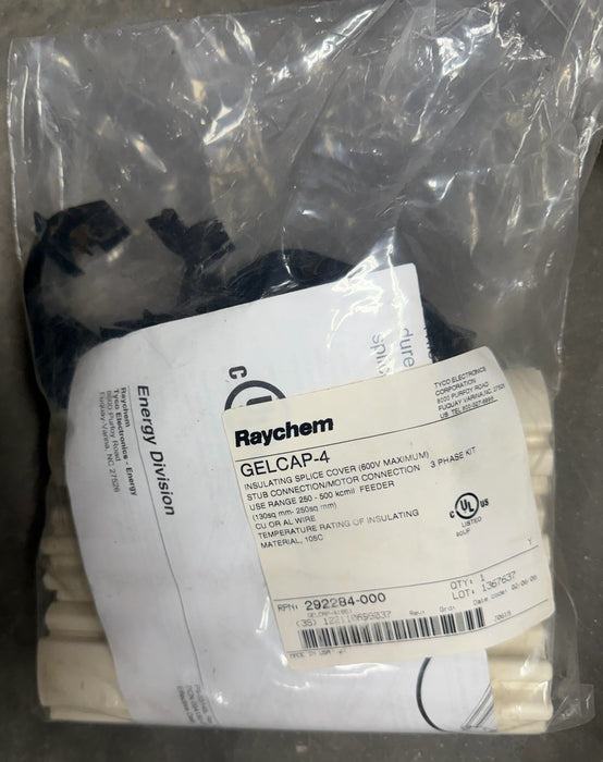Raychem GELCAP-4 Insulating Splice Cover for 600V Cable sealed GEL CAP 4