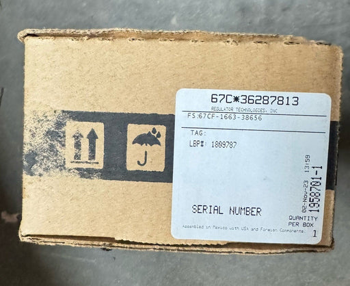 New 67CFR Fisher fs 67cf-1663-38656 Regulator Fast Shipping  nib 0-60 psi FS67C