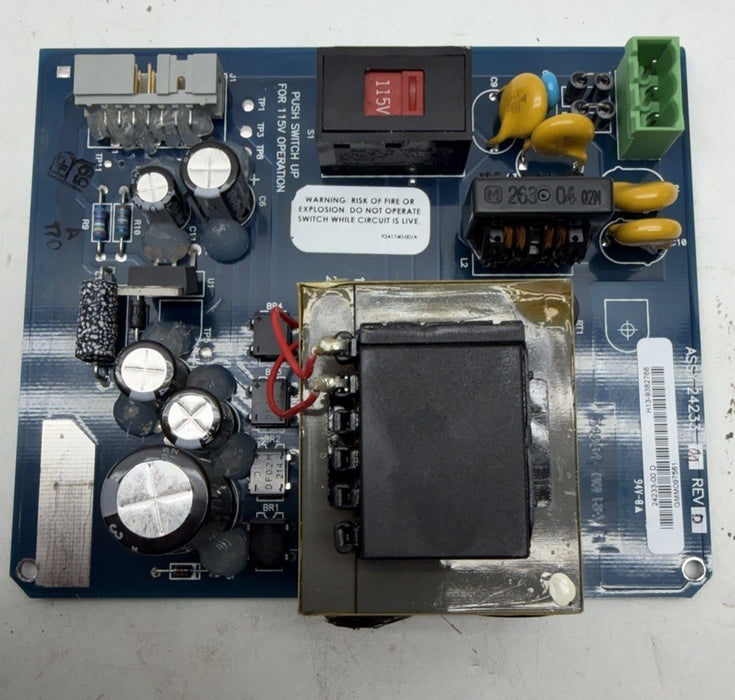 EMERSON ROSEMOUNT ANALYTICAL 24233-00 POWER SUPPLY BOARD 1056 Analyzer 115-220v