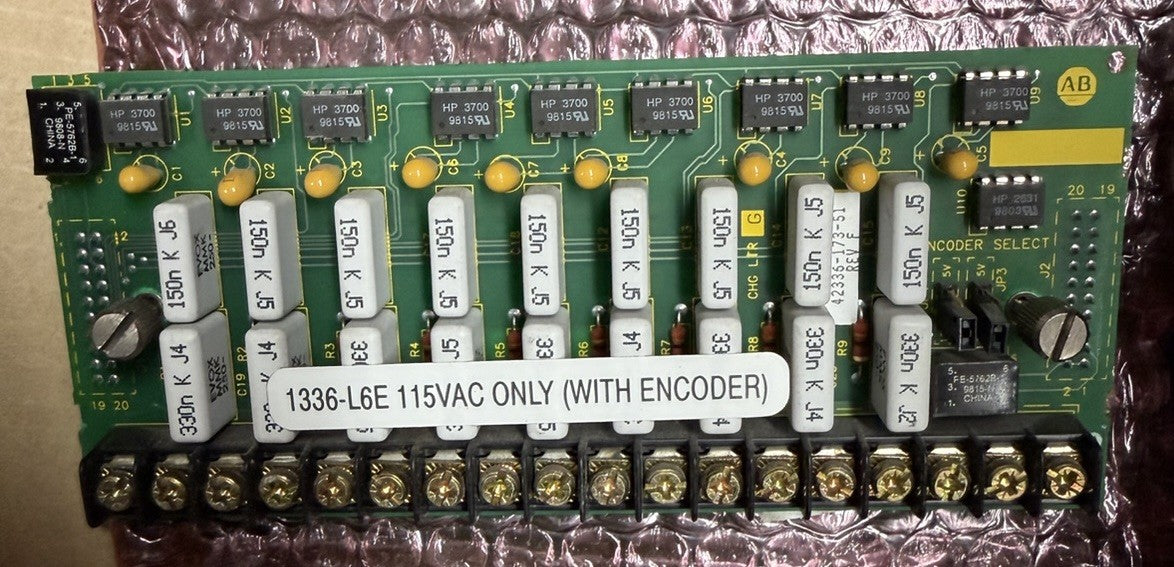 Allen Bradley X1336-L6E B Control Interface Option Drive Board AC Drive vfd 1336