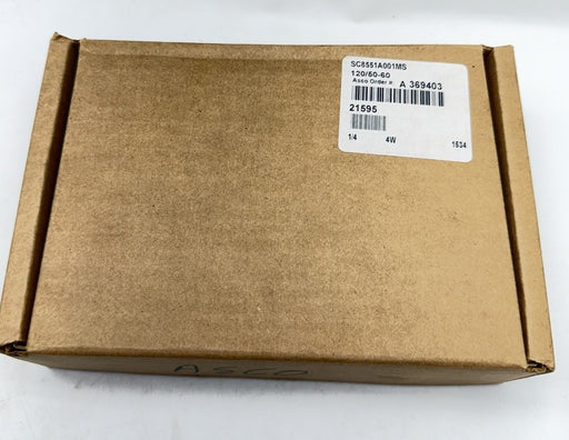 ASCO Solenoid  Valve SC8551A001MS 120V 4 Way 1/4” Ports NIB
