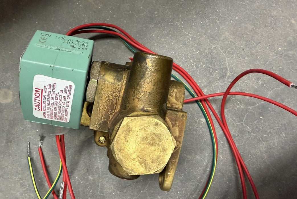 NEW ASCO EF8344G44 SOLENOID VALVE 110/120V  50/60 HZ