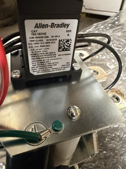 Allen Bradley 592-1EFHE  E1 PLUS Overload Relay 30-150 Amp range NNB PN-621515