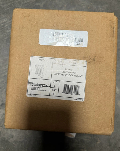 868-N5 HORN 120V WEATHERPROOF MOUNT EDWARDS SIGNALING FACTORY SEALED 868N5