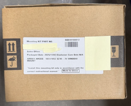 FISHER GG04418X012 ARRAY ARCED 1051/1052 SIZE 40-70 WINDOW MOUNT MTG-225-320870