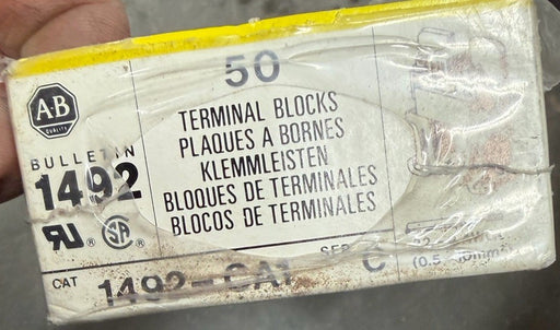 Allen Bradley 1492-CA1 Terminal Block SURPLUS NIB PACK OF 50 MISSING 7  (43 PCS)