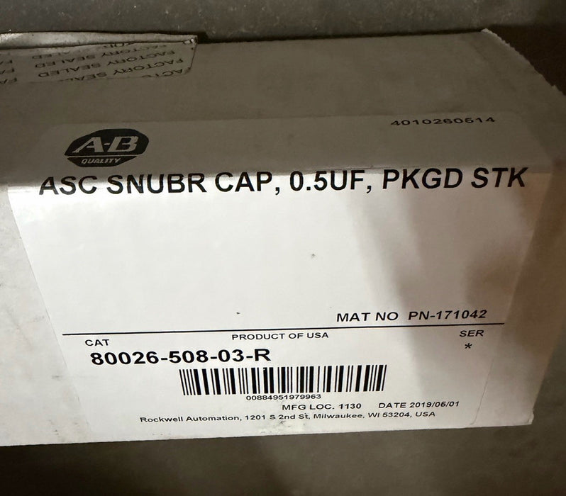 2019 NEW IN THE BOX ALLEN BRADLEY 80026-508-03-R / 8002650803R PN-171042