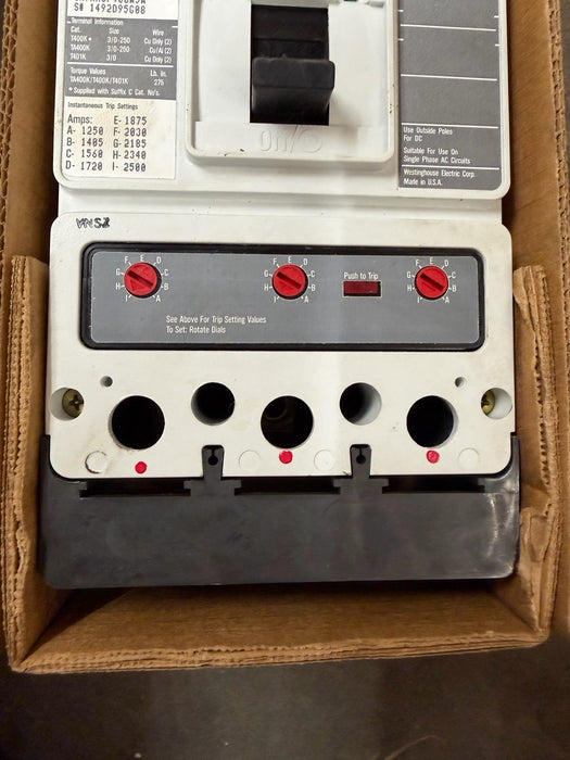 HMCP400W5W  westinghouse 400 amp motor circuit protector breaker hmcp