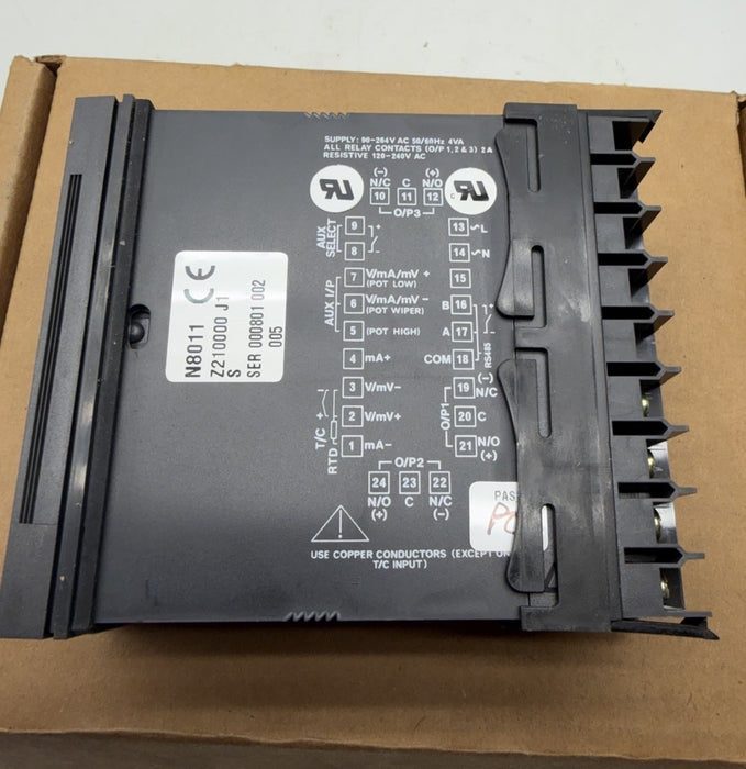 NEW WEST 8010 CONTROLLER N8011Z21000J1 Thermocouple INPUT   N8011  Z2110 J1 Temp