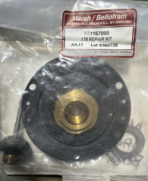 NEW Marsh / BELLOFRAM T78 PRESSURE REGULATOR REPAIR KIT NIB 971-157-000