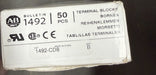 NEW ALLEN BRADLEY 1492-CD8 TERMINAL BLOCK PACK OF 50