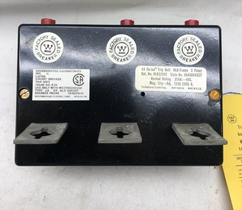 HLB3250T NEW WESTINGHOUSE TRIP UNIT FOR AB DEION BREAKER TYPE HLB 3 POLE 250 AMP