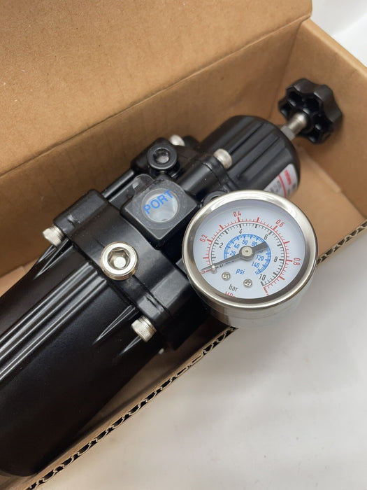 NEW FAIRCHILD YT-220BN210 PRESSURE REGULATOR 1/2" NPT 0-8.4 BAR 0-120 PSI Air