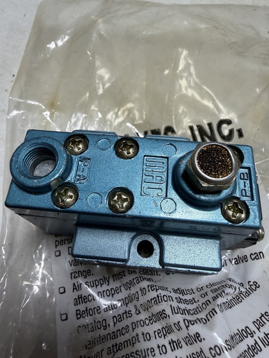 MAC VALVES INC 912B-RA 912BRA NEW PNEUMATIC SOLENOID