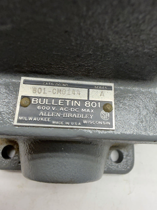 NEW ALLEN BRADLEY 801-CM0144 801-CMO144 FORK LIMIT SWITCH KONESCRANE TROLLEY AB