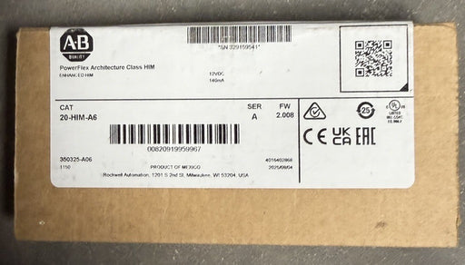2025 SEALED 20-HIM-A6 ALLEN BRADLEY EXCELLENT SHAPE