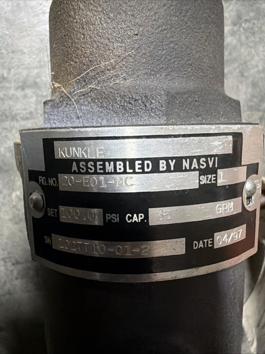 KUNKLE 20-E01-MC NNB 100psi 35 Gpm