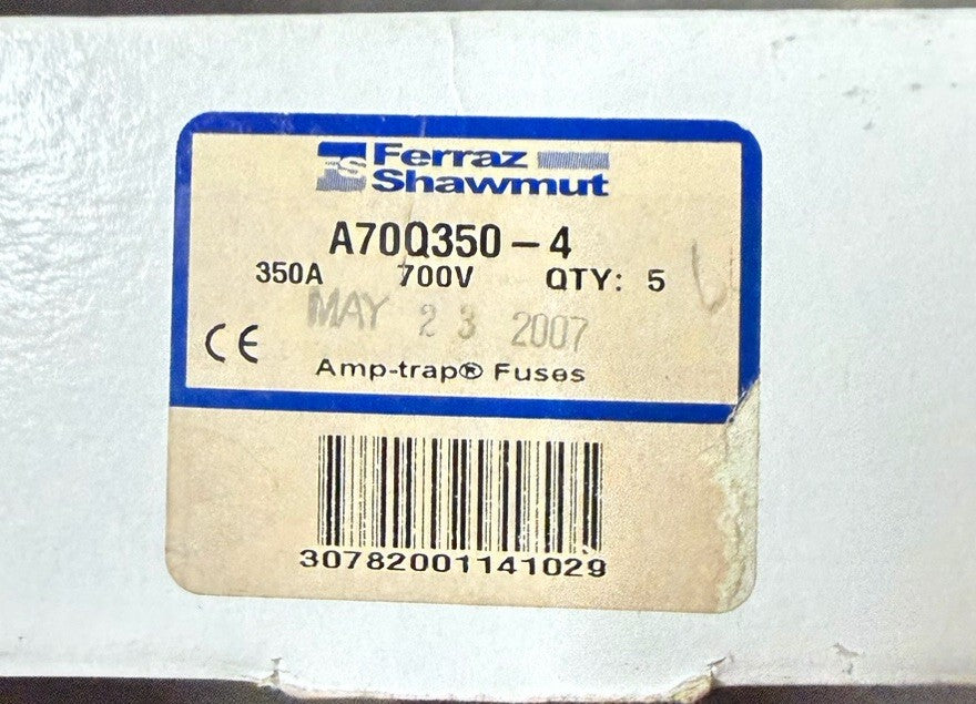 Qty 1 Allen Bradley 1336-F1-SP8A A70Q350-4 Fuse Bus Amptrap Ferraz Shawmut NEW