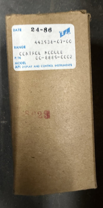 LFE METER RELAY CONTROL MODULE 5 AMP CONTACTS 8889-0003 120VAC